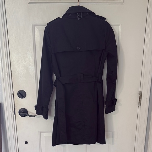 Banana Republic Classic Black Trench Coat - Picture 2 of 5